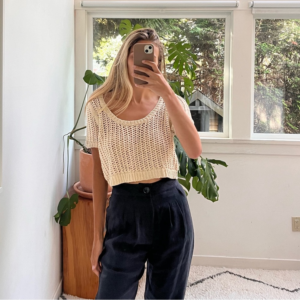 Free People Heavy Knit Shirt